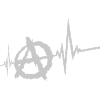 Frequency anarchy symbol logo