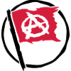 Design anarchy flag symbol