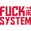 Fuck the system logo