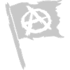 Logo flag anarchy symbol