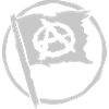 Symbol anarchy logo flag