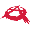 Symbol anarchy logo design