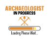 Archaeologist in progress Artifact archaeology