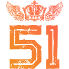 51 Number crown