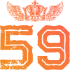 59 Number crown