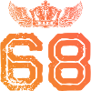 68 Number crown