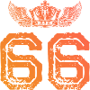 66 Number crown
