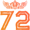 72 Number crown