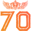 70 Number crown