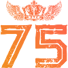 75 Number crown