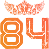 84 Number crown