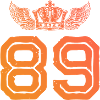 89 Number crown