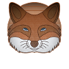 Fuchs Waldtier Motiv