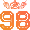 98 Number crown