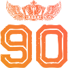 90 Number crown