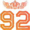 92 Number crown
