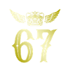 67 Number crown