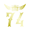 74 Number crown