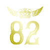 82 Number crown