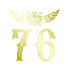 76 Number crown