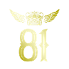 81 Number crown