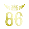 86 Number crown