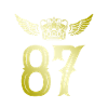 87 Number crown