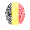 belgium flag fingerprint