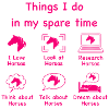 Horse lovers (pink)