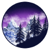 Winterliche Berge