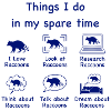 Raccoon lovers (blue)