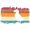 Rétro Papageitaucher Puffin Papageientaucher