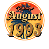 1993 August Birthday Greeting