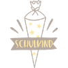 Schultüte Schulkind Sterne