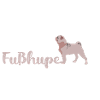 fußhupe,mops,kleiner hund,schriftzug,typo,hund