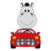 ZEBRA - AUTO - TIER - TIERISCH