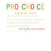 A Funny Definition Of Pro-Choice