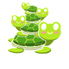 Stacked turtles, cute turtles,