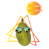 Retro 80s jackfruit