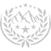 Star laurel wreath mountains landscape