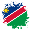 Namibia flags blob design