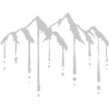 Drops of mountains snow melt