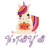 Liebe Einhorn Thanksgiving Herbst