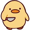 Duck with a knife