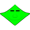 Cute alien face