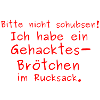 Bitte nicht schubsen - Gehacktesbrötchen
