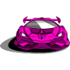 Lambo sports car purple