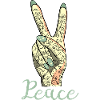 Peace Zeichen Victory Symbol Frau