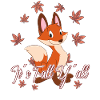 Dear Fox Thanksgiving Autumn