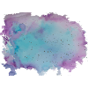 Aquarelle - Fond Bleu Violet